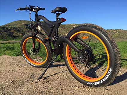 Orange rims !!!750watts FAT TIRE 48V 4' KENDA TIRES SAMSUNG BATTERY 26 inch wheels Electric Bicycle bike !!DUAL SUSPENSION