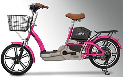 Emojo E1 Electric Bicycle with Deluxe Trim & Basket Package