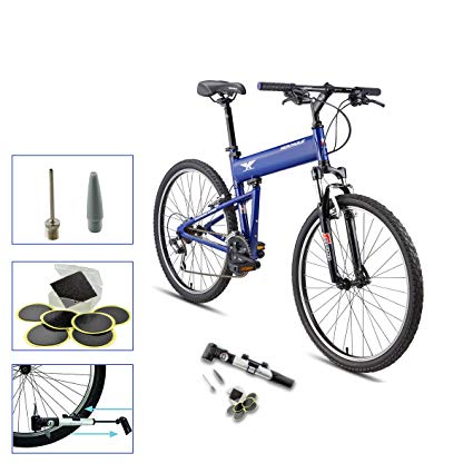 Montague Paratrooper Express Folding Bike, Air Force Blue- Size Options, durable high quality Mountain Bike