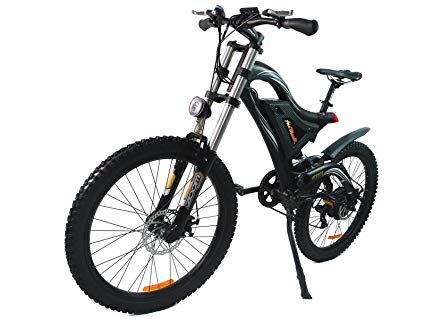 Addmotor HITHOT Electric Bicycle 500W 48V Dual Suspension Mountain Electric Bike 2017 H5 E-bike With 26 Inch Wheel Shimano Gear For Adults