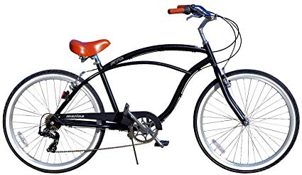 Fito Men's Marina 2.0 Aluminum Alloy 7 Speed Beach Cruiser Bike