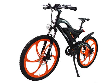 Addmotor HITHOT Power Mountain Electric Bikes Motor 500W 48V 26 inch Wheel Power Alloy Frame Mountain E-Bike 2018 H2 Electric Bicycle With Lithium-Ion Battery