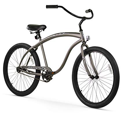 Firmstrong Bruiser Man Beach Cruiser Bicycle, 26-Inch