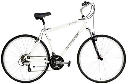 Windsor Rover 2.0 Hybrid 700c Comfort Bike Shimano 21 Speed with Suspension Fork, Flat Bars and Comfort Seat