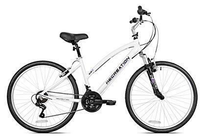 Recreation Women's 26C Comfort Bike, White, 18