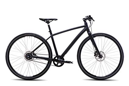 Steppenwolf Men's Haller Cross 8.5 CDX Commuter Bicycle, 700c wheels, 20 or 21 inch frame, Men's Bike, Shadow Matte Black, 99% assembled