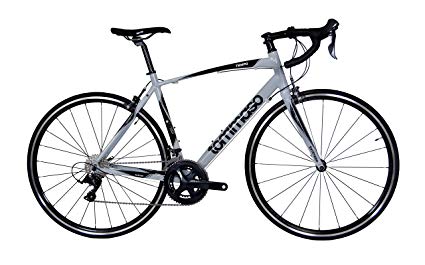 Tommaso Tiempo Endurance Aluminum Road Bike, Carbon Fork, Shimano Sora, 18 Speeds, Aero Wheels