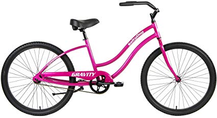 Gravity Salty Dog ALUMINUM Beach Cruiser Single Speed Bicycle