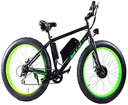 Big Cat Electric Bikes Fat Cat All Terrain Bicycle, 26-Inch/One Size