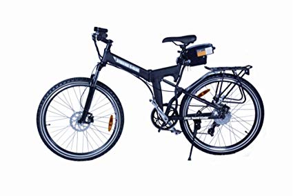 X-treme Scooters Elite X-Cursion Electric Folding Mountain Bicycle - Black