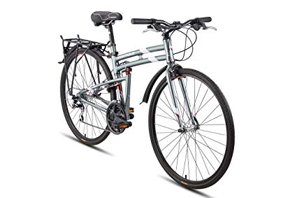 Montague New Urban Folding 700c Pavement Hybrid Bike Smoke Silver 21inch