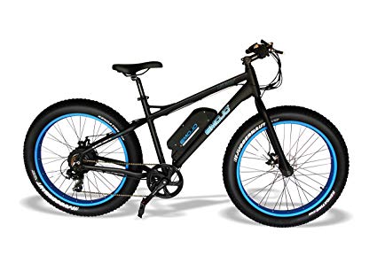 Emojo WILDCAT Electric Bike Mountain 26 inch Fat Tire Electric Power Bicycle, With 500W Motor and Removable 48V 10.4AH Lithium Battery