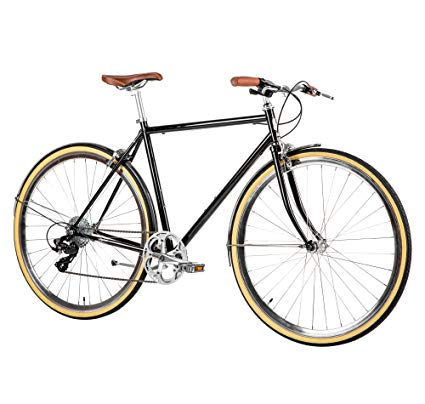 Populo Bikes Legend 8-Speed Classic All City Bike Steel Urban City Commuter Bicycle