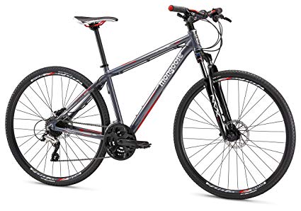 Mongoose Reform Comp 700C Dual Sport Hybrid Bicycle,Charcoal