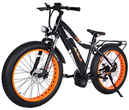 Addmotor MOTAN 1000W Electric Bicycles 17.5AH 30MPH Electric Bikes Bafang BBSHD Middle Hub Brushless Motor Panasonic Lithium Battery Fat Bikes Mountain M-5800 E-bikes