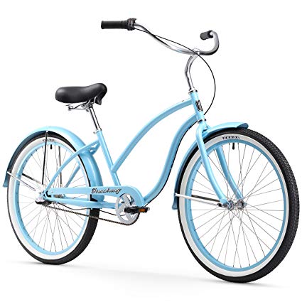 Firmstrong Chief Lady Beach Cruiser Bicycle, 26-Inch