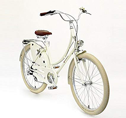 Peace Bicycles Dreamer Step-thru 7d Fully-equipped Vintage Dutch Style Designer City Bike with 7-speeds