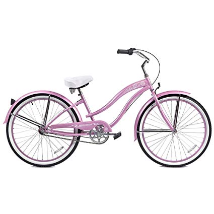 Micargi Rover NX3 Beach Cruiser Bike, Pink, 26-Inch