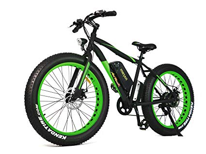 Addmotor MOTAN New Updated Electric Bicycles For Sale M-550 48V 500W Bafang Motor 10.4AH Sansung Lithium Battery Mountain Bicycle With Shimano 7 Speeds Fat Tire (Green)