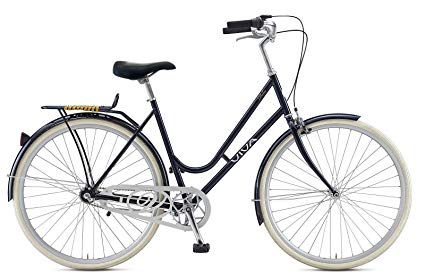 Viva Dolce 3 Women's City Bike with internal hub, 28 inch Wheels, 47 or 52 cm frame, Black