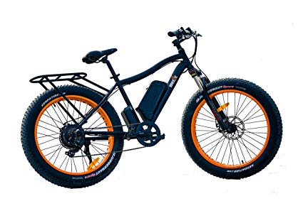 Safecastle Electric Bike Fat Tire, New Breeze Electric Mountain Bike Fat Wheels for Smooth Ride across Rocky terrain, Sand, Snow, Even Ice