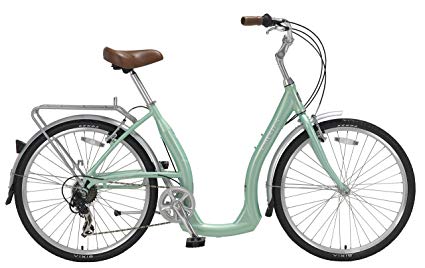 Biria Easy Boarding 7 Speed Step Through Cruiser Bicycle 15.5'' Aqua Green