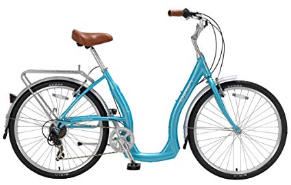 Biria Easy Boarding 7 Speed Step Through Cruiser Bicycle 15.5'' Aqua Blue