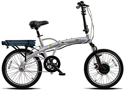 ProdecoTech Mariner v5F 36V200W 1 Speed Electric Bicycle 10Ah Samsung Li ion, Brushed Aluminum, 17