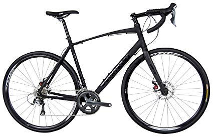 Tommaso Illimitate Shimano Tiagra Gravel Adventure Bike With Disc Brakes And Carbon Fork Perfect For Road Or Dirt Trail Touring, Matte Black